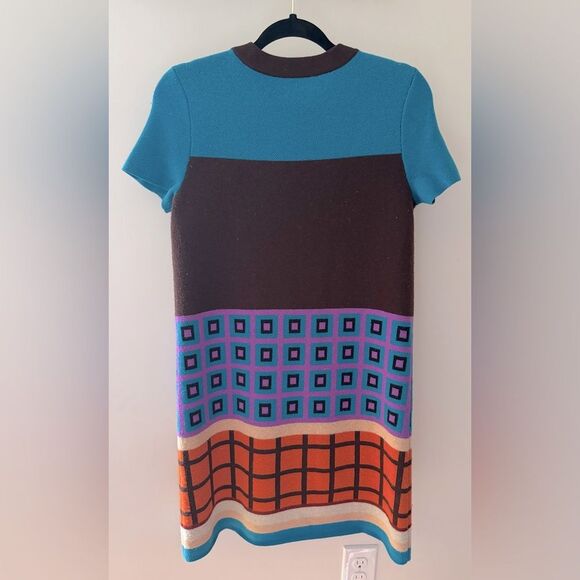 Vtg Resort KATE SPADE Freyda Wool Cashmere Short Sleeve Sweater Shift Dress S - Picture 2 of 7